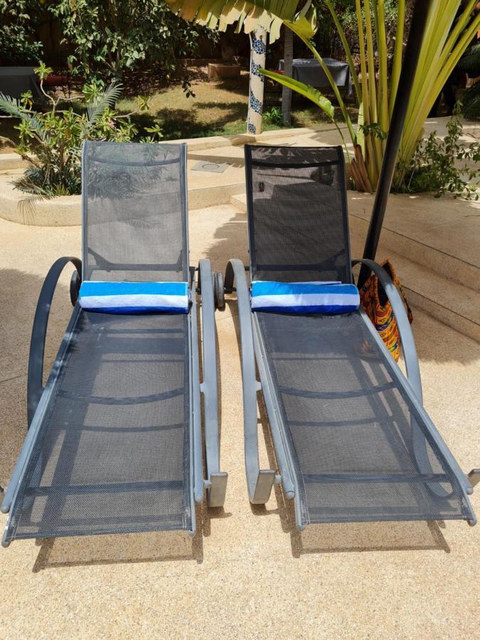 Le Souimanga Bleu Saly Bed & Breakfast ภายนอก รูปภาพ