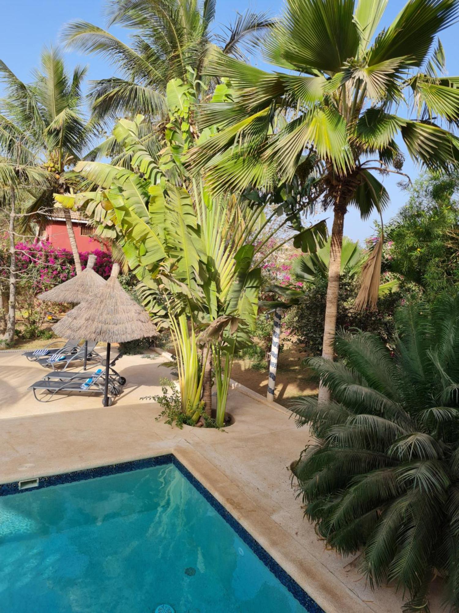 Le Souimanga Bleu Saly Bed & Breakfast ภายนอก รูปภาพ